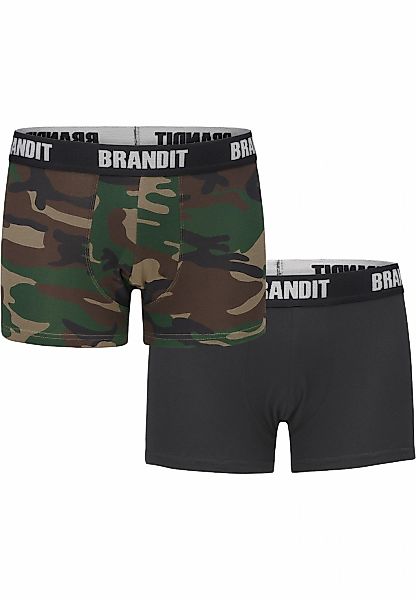 Brandit Boxershorts "Brandit Herren Boxershorts Logo 2er Pack" 1 Stk. tlg. günstig online kaufen