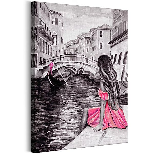 Wandbild - Woman in Venice (1 Part) Vertical günstig online kaufen