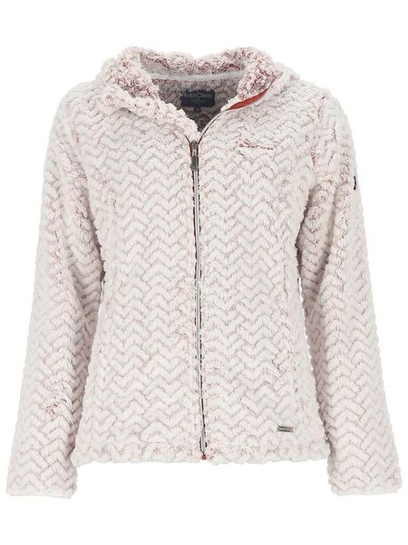 Rivercreek Fleecejacke Damen Jacke mit Zick-Zack-Streifen-Muster günstig online kaufen
