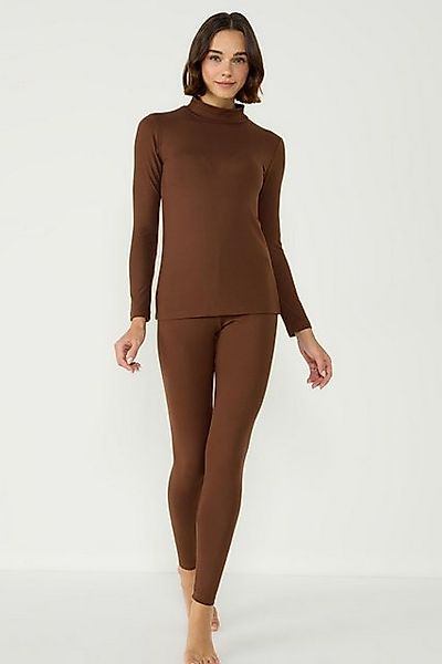 C&CITY Leggings Damen-Thermoanzug mit langen Ärmeln und Kragen, 405154, ger günstig online kaufen