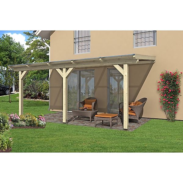 Skan Holz Terrassenüberdachung Andria 541 cm x 400 cm günstig online kaufen