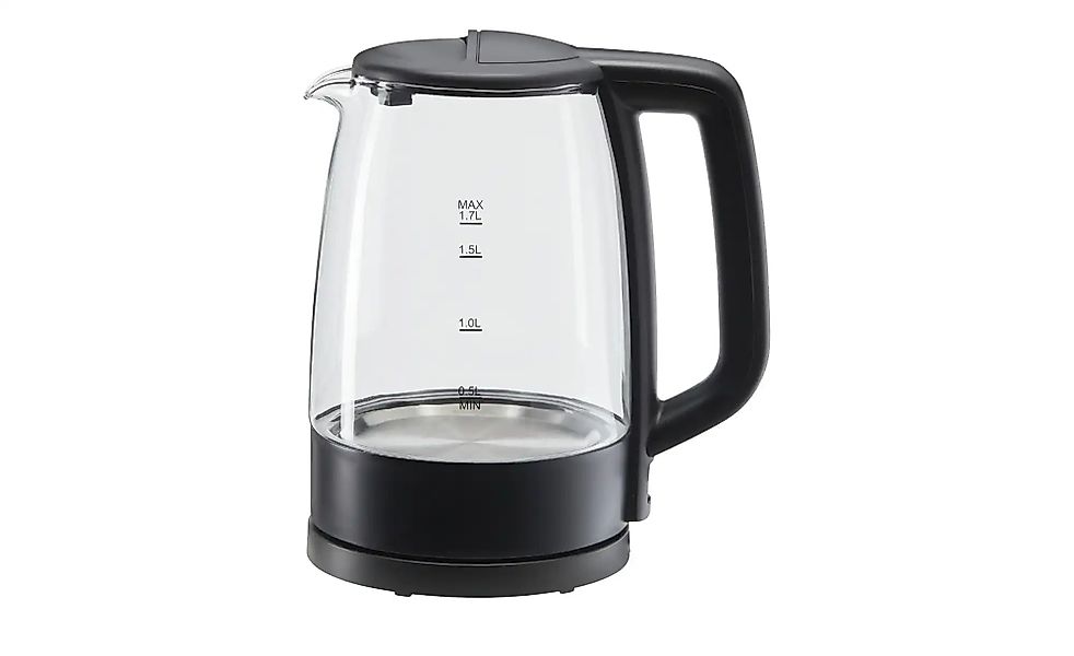 levelone Wasserkocher  WK-1719GS ¦ schwarz ¦ Glas,Kunststoff,Metall ¦ Maße günstig online kaufen
