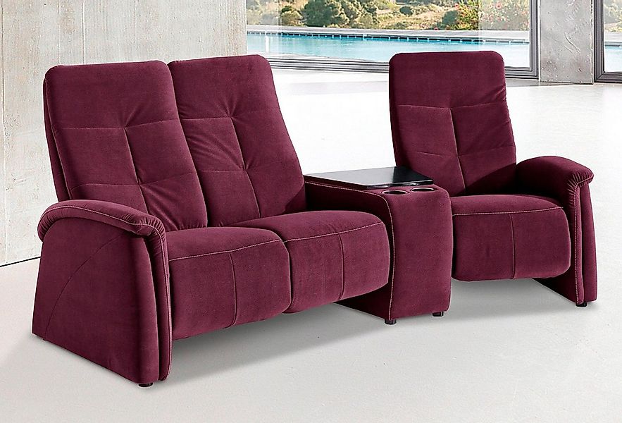 exxpo - sofa fashion 3-Sitzer "Tivoli, Kinosofa mit Tischablage & Stauraumf günstig online kaufen