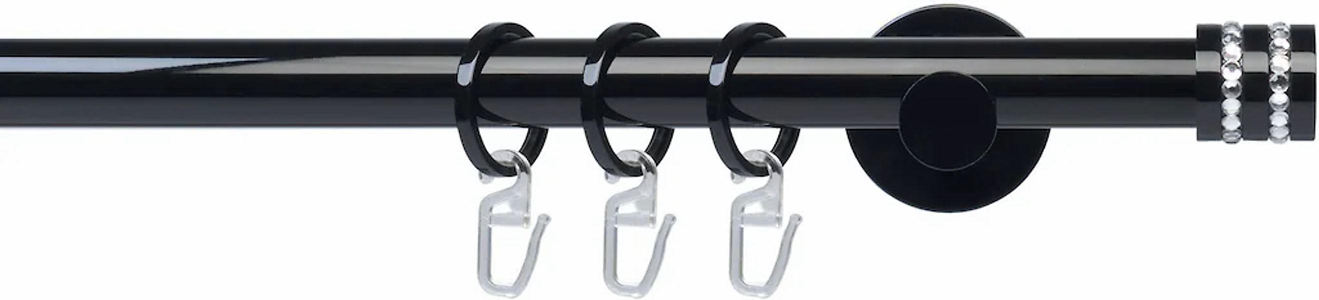 Liedeco Gardinenstange "Fertigstilgarnitur 20 mm Piano Miami" Ø 20 mm 1 läu günstig online kaufen