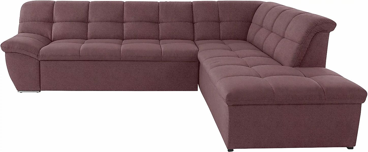 DOMO collection Ecksofa "Lagoa L-Form", wahlweise mit Bettfunktion, frei im günstig online kaufen