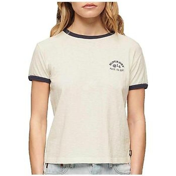 Superdry  T-Shirt T-shirt  Athletic Essentials Beach Graphic Ringer günstig online kaufen