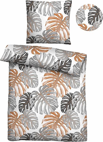 Castell - Markenbettwäsche Bettwäsche "Stella" 2 Stk. tlg. feiner Glanz + w günstig online kaufen
