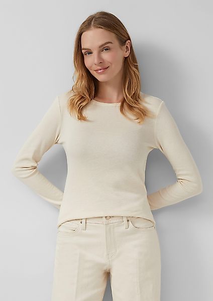 s.Oliver Langarmshirt Longsleeve mit Rippstruktur im günstig online kaufen