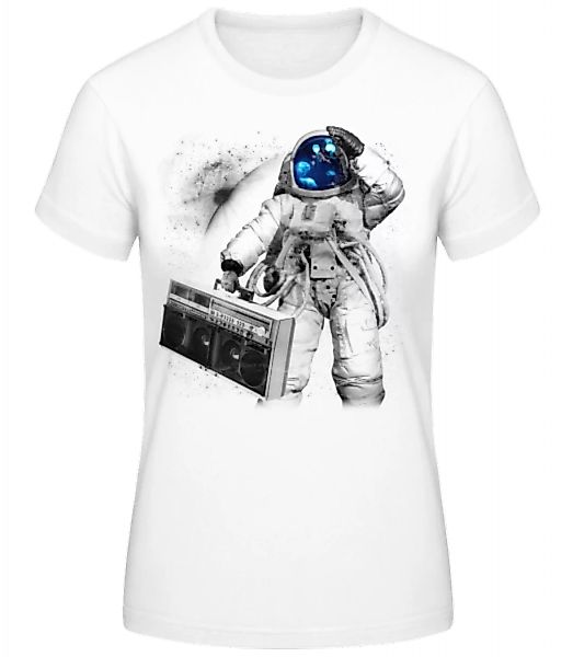 Ghettoblaster Astronaut · Frauen Basic T-Shirt günstig online kaufen