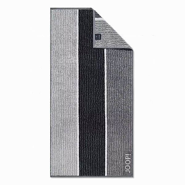Joop! Frottier Handtuch Duschtuch Gästetuch 1658-97 Lines Schwarz günstig online kaufen