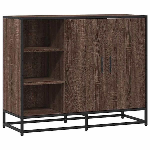 vidaXL Sideboard Braun Eichen-Optik 92x35x76 cm Holzwerkstoff 849023 günstig online kaufen