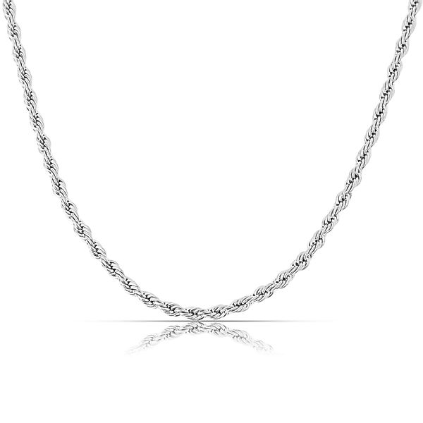 Made by Nami Silberkette Gekordelte Edelstahlkette günstig online kaufen