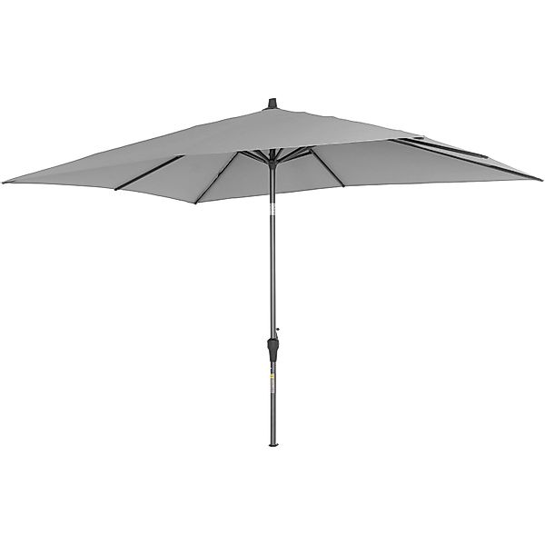 Siena Garden Marktschirm 300 cmx 200 cm Grau mit Knickfunktion günstig online kaufen