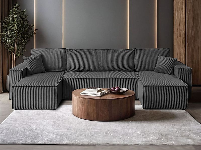 Lookway Wohnlandschaft CARLOS U CORD Gepolstertes günstig online kaufen