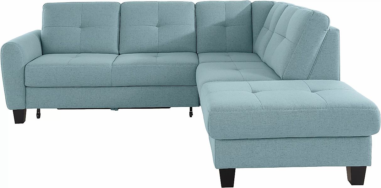 sit&more Ecksofa "Varese L-Form", mit Federkern, wahlweise mit Bettfunktion günstig online kaufen