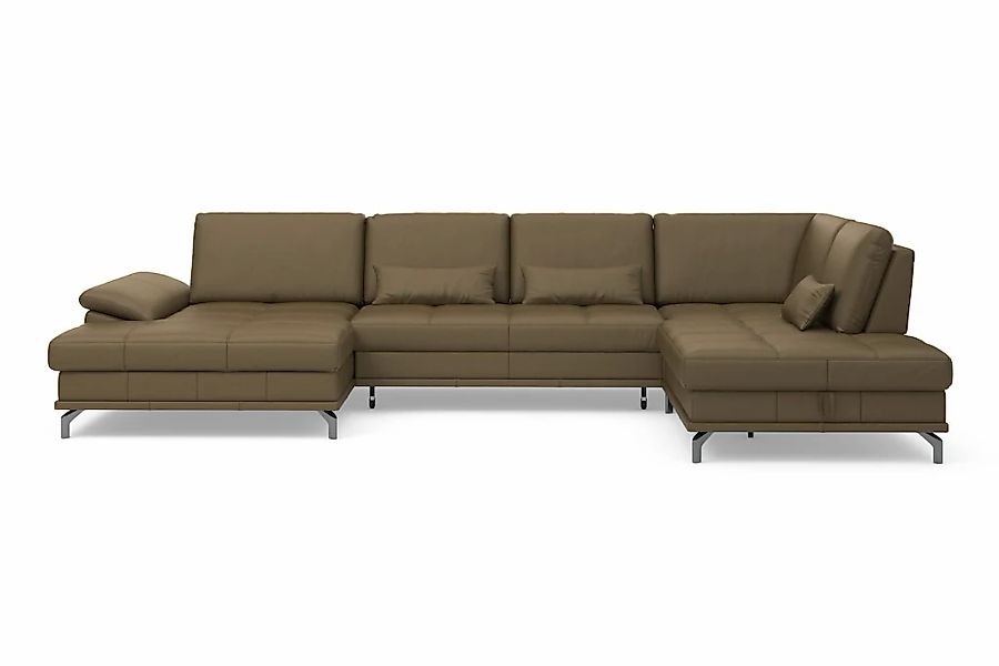 PLACES OF STYLE Wohnlandschaft "Costello U-Form, B: 363 cm mit Sitztiefen-, günstig online kaufen