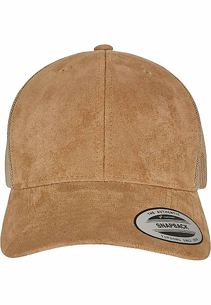 Flexfit Flex Cap "Flexfit Accessoires Suede Leather Trucker Cap" günstig online kaufen