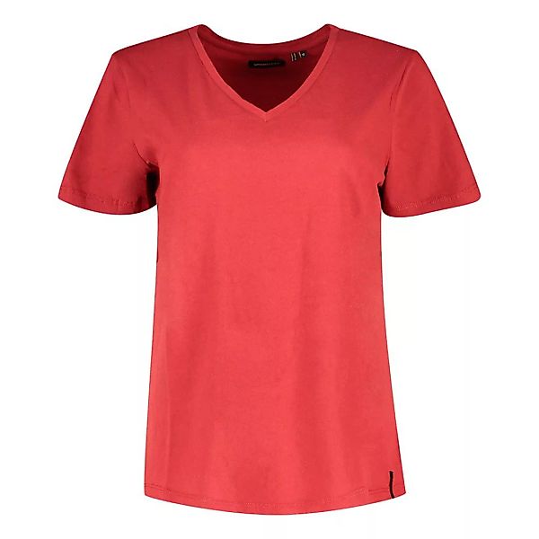Superdry Lightweight Essential Vee Kurzarm T-shirt XS Moroccan Red günstig online kaufen