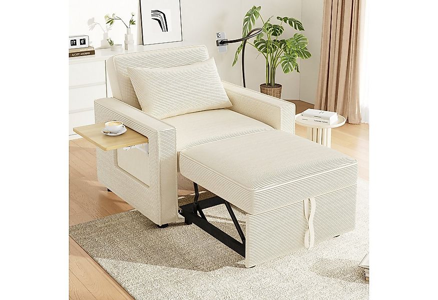 i@home Relaxsessel 1-Sitzer Sofa, faltbares Schlafsofa (platzsparend für Wo günstig online kaufen