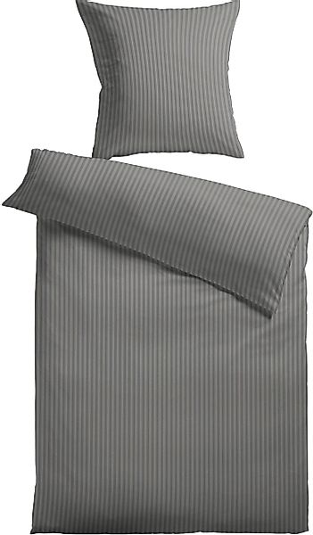 KiNZLER Bettwäsche Damast-Streifen, Damast, 2 teilig, günstig online kaufen