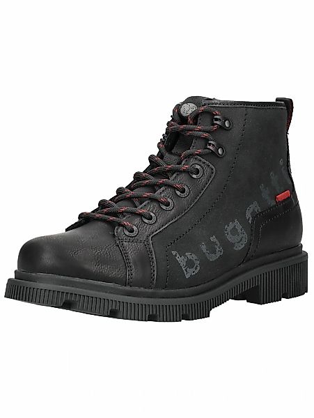 bugatti Schnürstiefelette "bugatti Stiefelette Lederimitat" günstig online kaufen