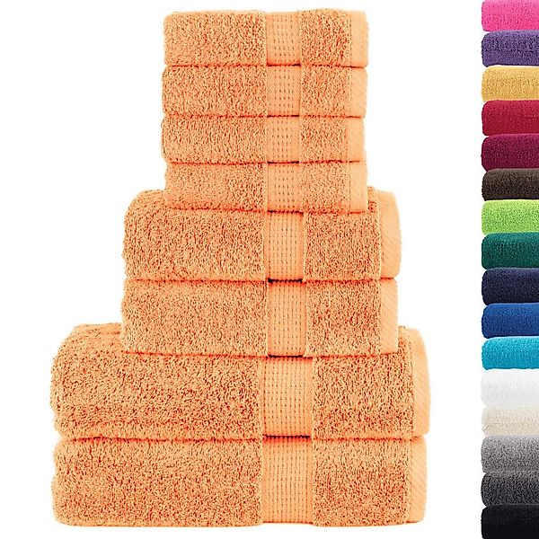 vidaXL Handtuch 8 tlg. Premium-Handtuch-Set SOLUND günstig online kaufen