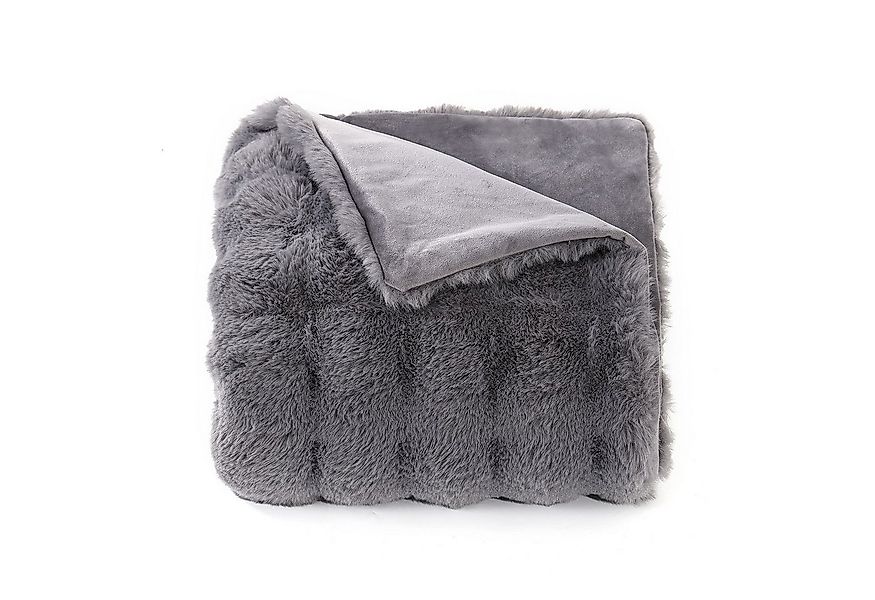 Wohndecke Kunstfelldecke Weiche Kuscheldecke Felloptik 150x200cm Kunstfell günstig online kaufen