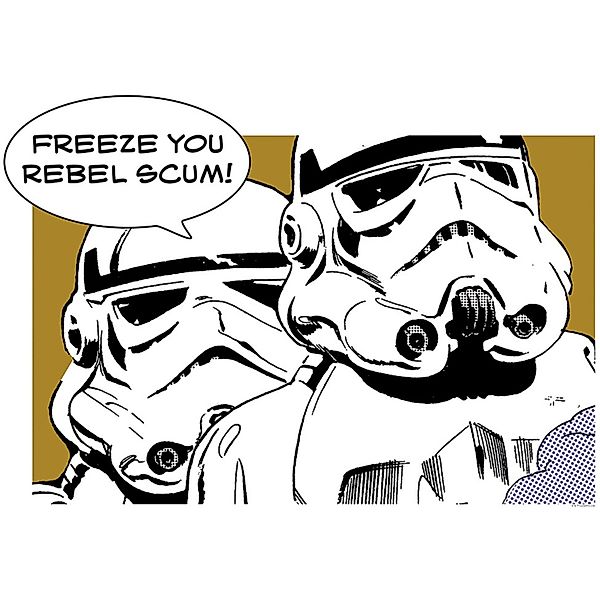 Komar Bild "Star Wars Classic Comic Quote Stormtrooper" Star Wars 1 Stk. tl günstig online kaufen
