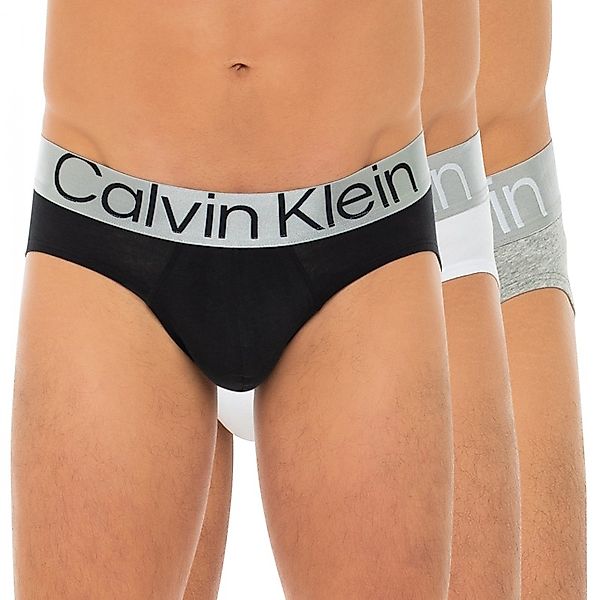 Calvin Klein 3-er Set Slips Schwarz, Grau & Weiß günstig online kaufen