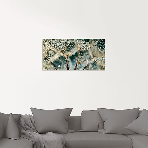 Artland Glasbild »Pusteblume Regenschauer«, Blumen, (1 St.), in verschieden günstig online kaufen