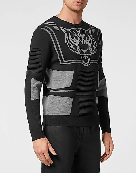 PLEIN SPORT Rundhalspullover "Rundhalspullover" günstig online kaufen