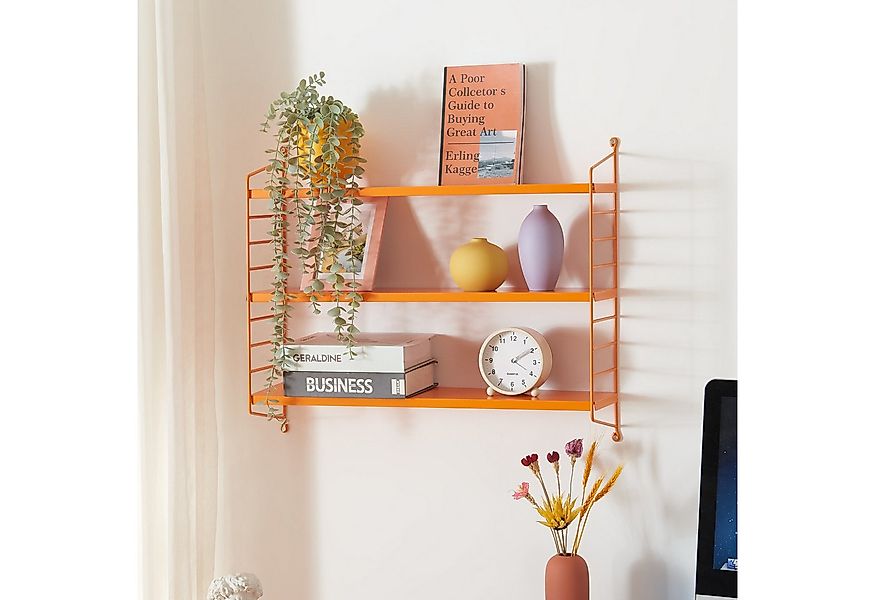 en.casa Wandregal, 1-tlg., »Strängnäs« Orange günstig online kaufen