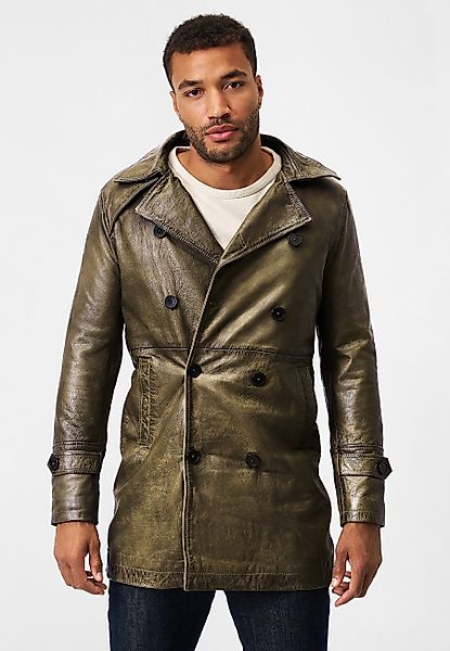 RICANO Ledermantel Salvatore Stilvoller Zweireiher aus günstig online kaufen