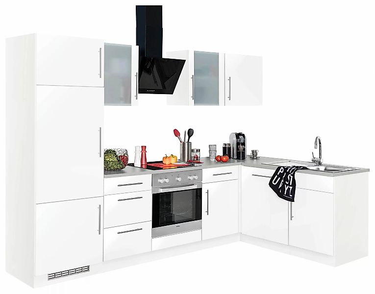 wiho Küchen Winkelküche "Cali", ohne E-Geräte, Stellbreite 280 x 170 cm günstig online kaufen