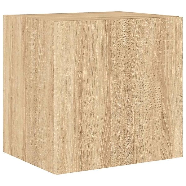 vidaXL TV-Wandschrank mit LED-Leuchten Sonoma-Eiche 40,5x35x40 cm 837250 günstig online kaufen