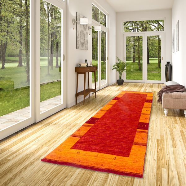 Pergamon Läufer Natur Wolle Teppich Gabbeh günstig online kaufen