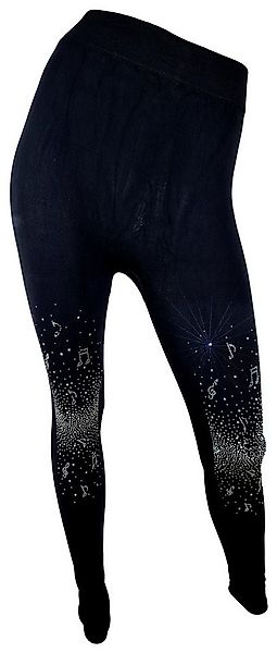 Einkaufszauber Leggings Leggings La Musica - mit Noten Notenschlüssel aus S günstig online kaufen