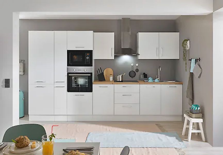 BASIC by Balculina Küchenzeile »Turin« Breite 360 cm, wahlweise mit E-Gerät günstig online kaufen