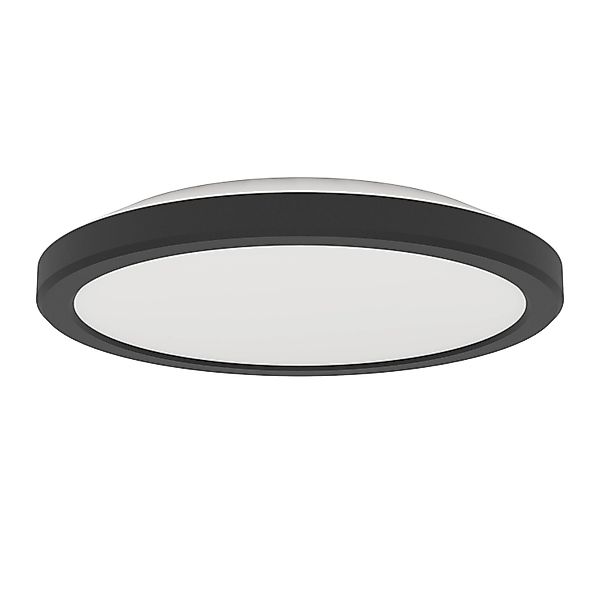 Eglo LED-Deckenleuchte Testara-E 4.000 K 3 cm x Ø 21,1 cm Schwarz günstig online kaufen