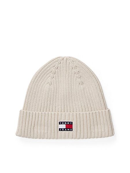 Tommy Jeans Beanie TJW HERITAGE CORE Rippstrick, Umschlag, normale Passform günstig online kaufen