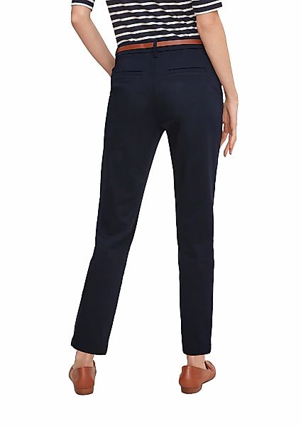 Comma 7/8-Hose Chino-Hose mit Gürtel günstig online kaufen