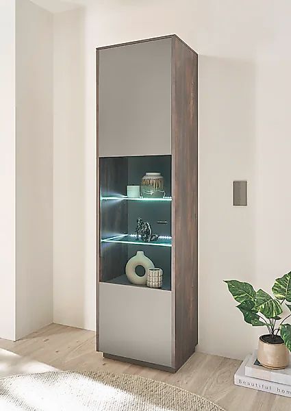INOSIGN Vitrine "LARGO", Soft-Close-Funktion, Höhe ca. 200 cm günstig online kaufen