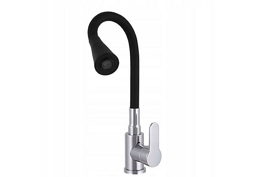 QLS Waschtischarmatur Flex 3000 Küchenarmatur Wasserhahn Mischbatterie Brau günstig online kaufen