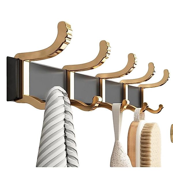 ibettertec Kleiderhaken Kleiderhaken wand Garderobenleiste Ohne günstig online kaufen