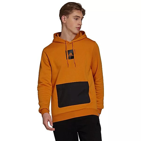 Adidas Q4 Fi Kapuzenpullover XL Focus Orange / Black günstig online kaufen