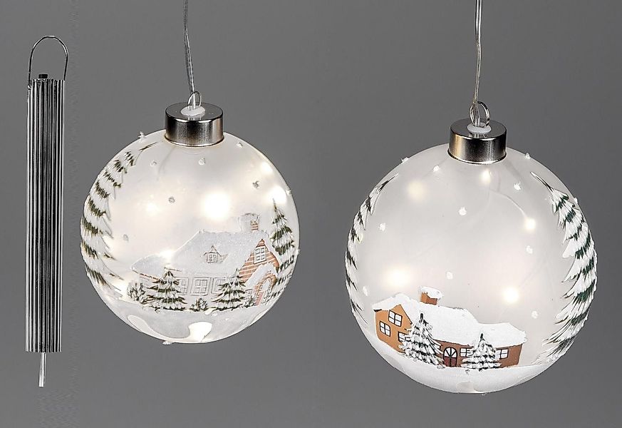formano LED Kugelleuchte Winterlandschaft günstig online kaufen