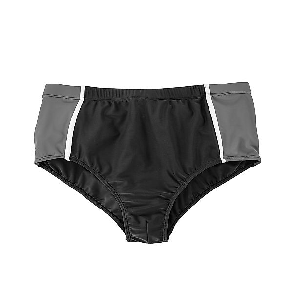 ABRAXAS Badehose Übergröße Badehose schwarz-grau Abraxas günstig online kaufen