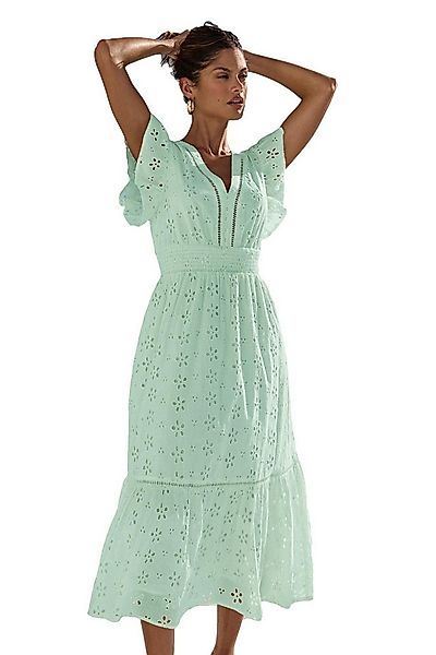 LIPSY Blusenkleid Lipsy Midikleid mit Flatterärmeln, Regular (1-tlg) günstig online kaufen