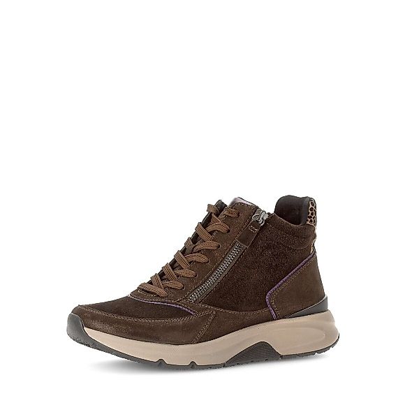 Gabor Sportliche Stiefelette Materialmix Leder Stiefelette günstig online kaufen
