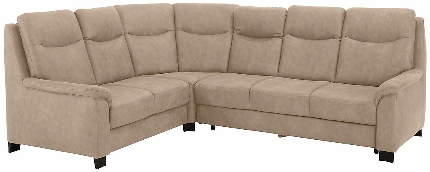 Home affaire Ecksofa »Boccaccio L-Form«, mit Federkern, incl. Kopfteilverst günstig online kaufen